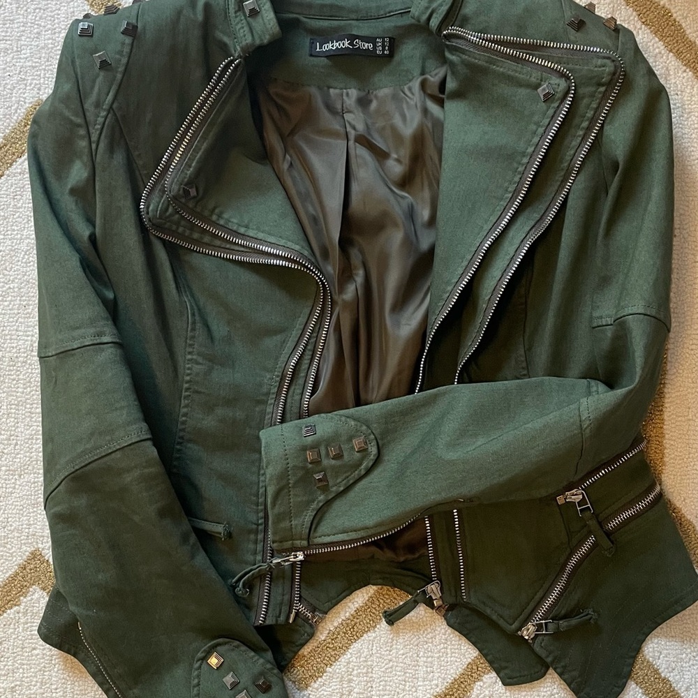Very cute and edgy studded jacket